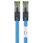 Cat8 S/FTP (PIMF) patchkabel 0,50m blauw