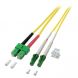 OS2 duplex glasvezel kabel LC/APC-SC/APC 20m