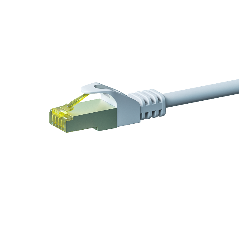 Cat7 S/FTP (PIMF) patchkabel 0,25m wit