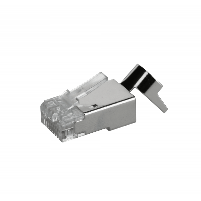 CAT6A Connector RJ45 Shielded - voor stugge kern